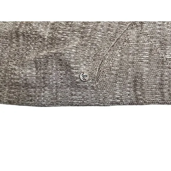 Prana Cowl Neck Archer Sweater Dress Pockets Organic Cotton Wool Blend Neutral - Picture 8 of 10